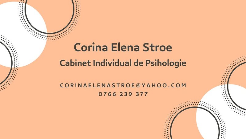 Psiholog / Psihoterapeut - Corina Elena Stroe