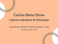Psiholog / Psihoterapeut - Corina Elena Stroe